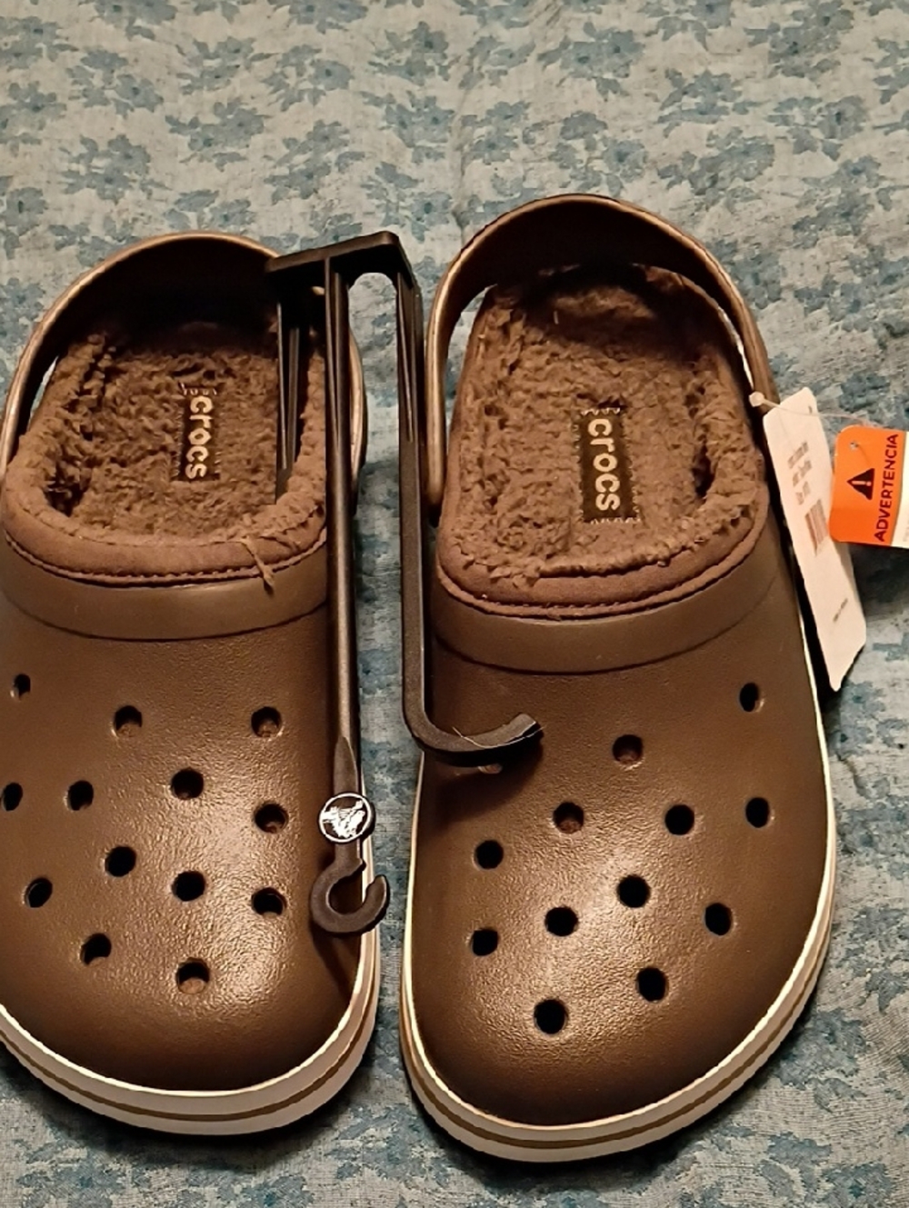 CROCS Mens Mammoth Classic Lined Clog - Brown 13